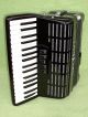 Menghini Vintage Italy Piano Akkordeon Rare 72 Bass Accordion Аккордеон Selten Tasteninstrumente Bild 2