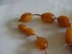 Alte Bernsteinkette Oliven Um 1900 Butterscotch Honigbernstein Amber Ketten Bild 1