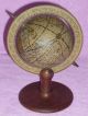 Vintage Alter Zodiac Holz Globus Weltkugel Erdkugel Zona Torrida Made In Italien Wissenschaftliche Instrumente Bild 4