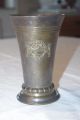 Alter Antiker Messing Kupfer Bronze Becher Pokal Sammlerstück Rare Selten - 1917 - Messing Bild 8