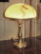 Schöne Messing Tischlampe Pilzlampe Schreibtischlampe _ Ca 1940 /50 Er Jahre 1920-1949, Art Déco Bild 9