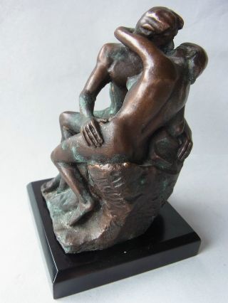 Bronze Figur Skulptur Plastik Der Kuss Von Rodin Bild