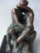 Bronze Figur Skulptur Plastik Der Kuss Von Rodin 1950-1999 Bild 4