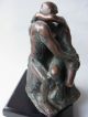 Bronze Figur Skulptur Plastik Der Kuss Von Rodin 1950-1999 Bild 5