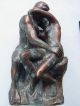 Bronze Figur Skulptur Plastik Der Kuss Von Rodin 1950-1999 Bild 8