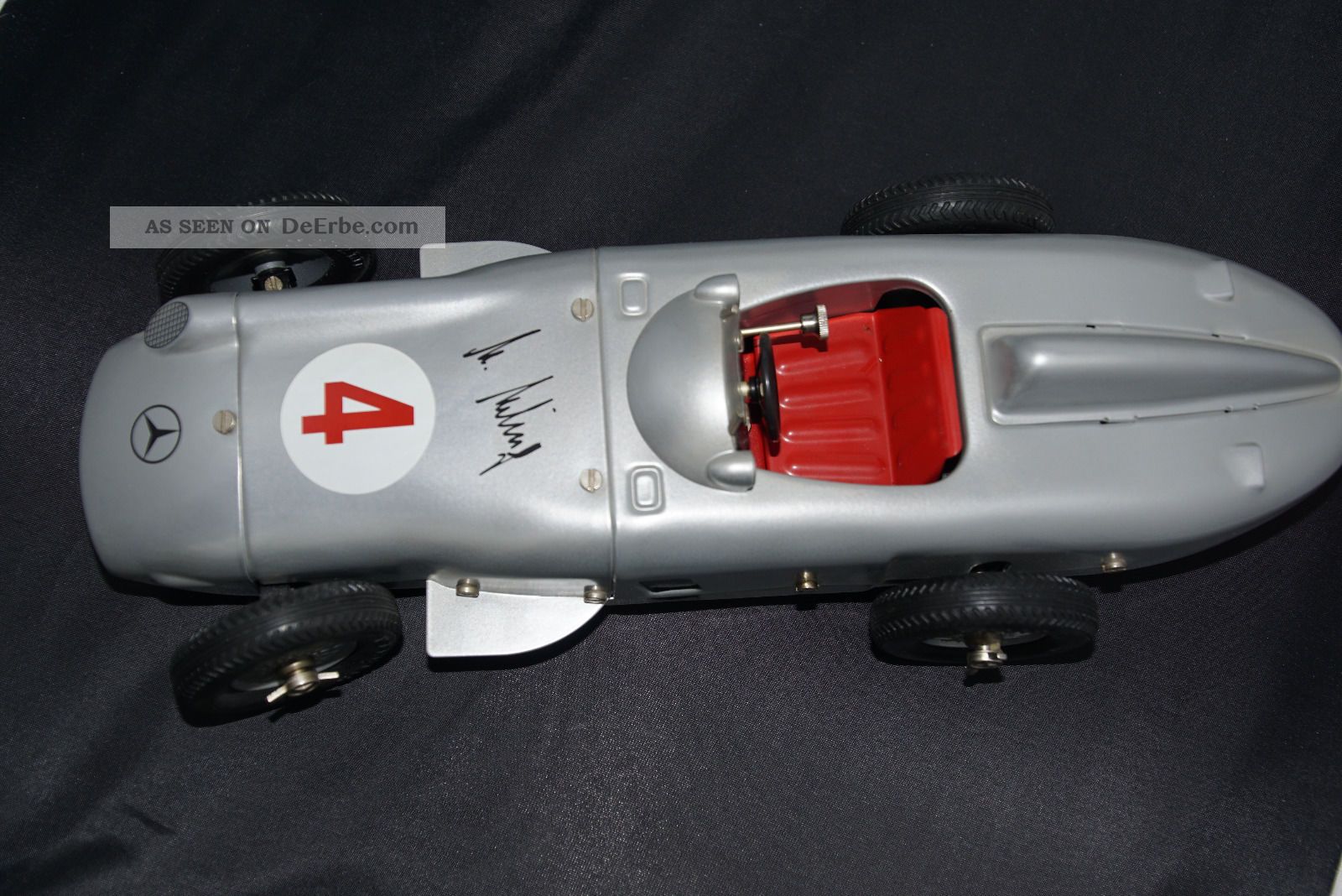 Mercedes Benz Silberpfeil Märklin W196 Fahrer K.  Kling M - Zertifikat Gefertigt nach 1970 Bild