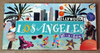 Los Angeles In A Box Spiel Wie Monopoly Late For The Sky Production Usa Selten Bild