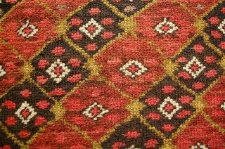 Antiker Teppich Veramin Antique Rug Wool On Wool Ca.  220x113cm SammlerstÜck Bild