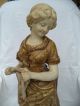 Sehr Schöne Große Skulptur / Figur - Mutter Mit Kind - 20 Iger Jahre - Ca.  53 Cm 1900-1949 Bild 5