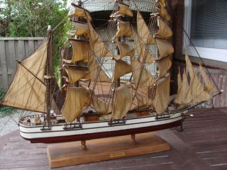 Historisches Schiffsmodell Great Republic,  Großes Holz Modell,  Top Rar Bild