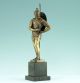 Römischer Krieger Mit Schild & Lanze Bronze Skulptur Um 1900 Natursteinsockel Bronze Bild 2