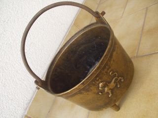 Antiker Originaler Sehr Schwerer Dreifuß - Bronze - Kessel In Perfektem Bild
