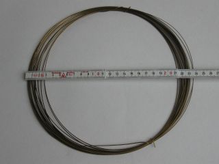 Messingdraht 10 Meter Rechteckig Federhart 0,  65x1,  15mm Messing Ms 53 Brass Wire Bild