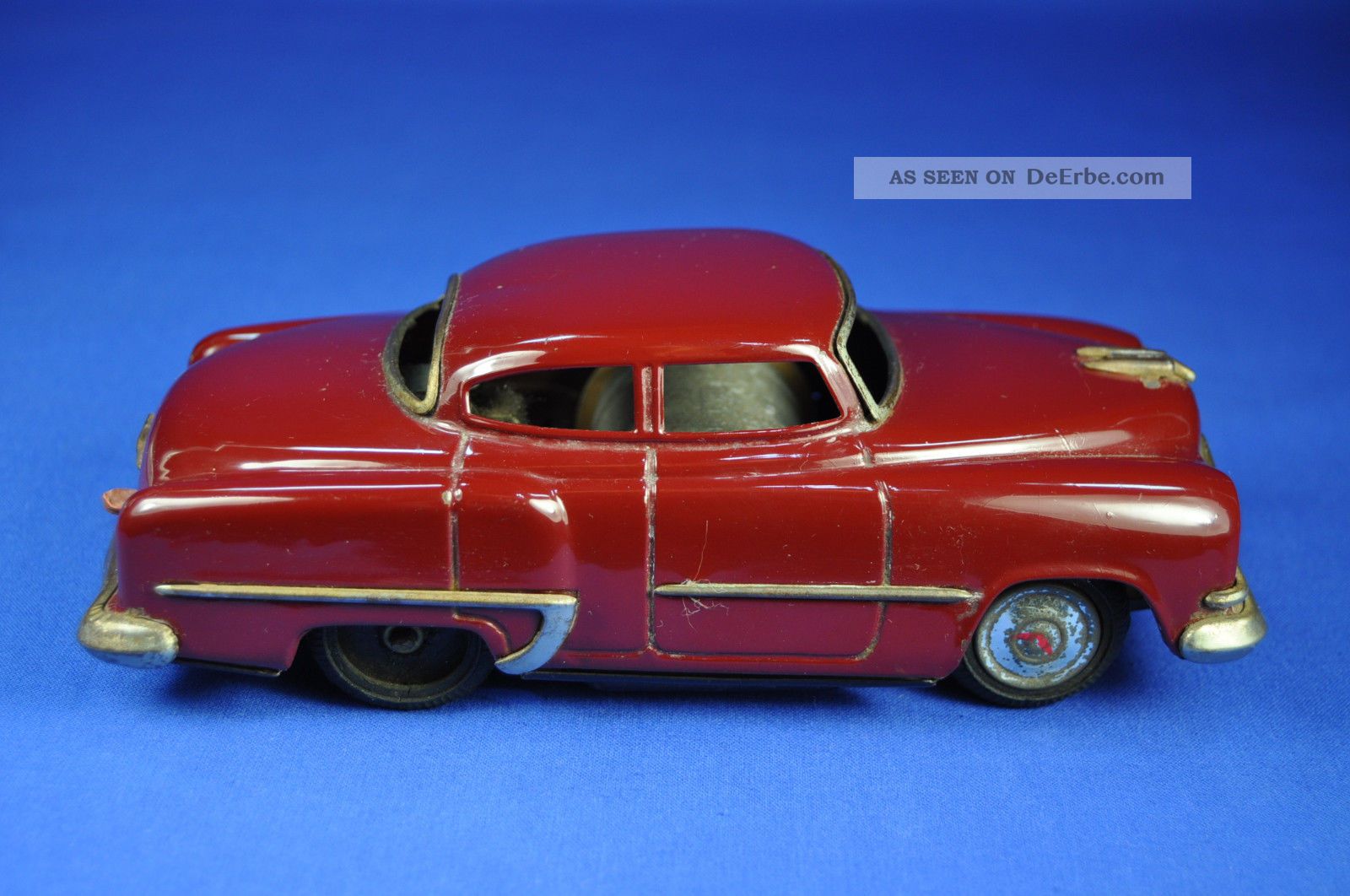 Blechauto / Tin Toy Car Limousine,  Wie / Like Buick,  Ca.  1960er/ - Ies,  Rot / Red Original, gefertigt 1945-1970 Bild