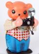 Bear With Flash - Camera Incl.  Ovp Uhrwerkantrieb,  Schlüssel Original, gefertigt 1945-1970 Bild 4