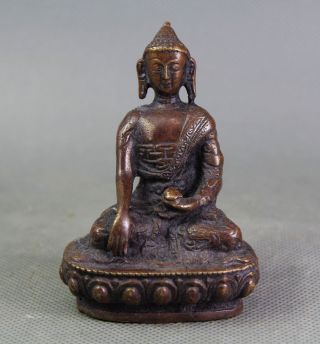 Collcetible Skulptur Buddha,  Bodhisattva Aus Bronze Tibet Wohl 18.  Jhd Bild