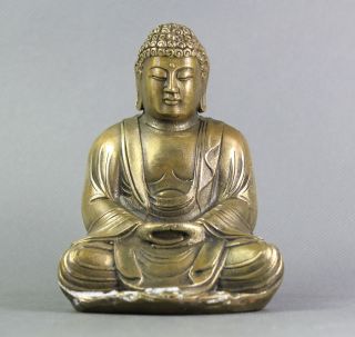 Altes Schöne Skulptur Buddha,  Bodhisattva Aus Bronze China Um 1900 Bild