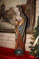 Schöne Antike Holzfigur Madonna Maria Mit Kind 72cm Heiligenfigur Südtirol Skulpturen & Kruzifixe Bild 9
