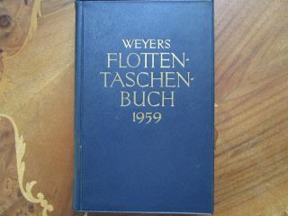 Weyers Flottentaschenbuch 1959 Bild