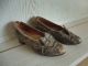 Alte Damen Schuhe Echt Leder Ca.  30iger Jahre Kleidung Bild 1