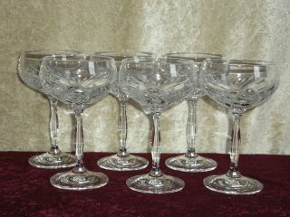 6 Nachtmann Likörgläser,  Schalen,  Libelle,  Gläser,  Blei - Kristall.  Glas,  Sekt,  Wein (r14) Bild