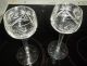 4 Alte Bleikristall Gläser Weinglas Stielglas Reicher Schliff 19cm Hoch Je267gr Kristall Bild 1