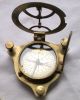 Brass Kompass Sonnenuhr Messing Mit Holzschatulle Technik & Instrumente Bild 4