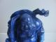 Rarität China 19.  Jh.  - Großer 1,  1 Kilo Massiv Lapis Lazuli Buddha Mit Zepter Asiatika: China Bild 4