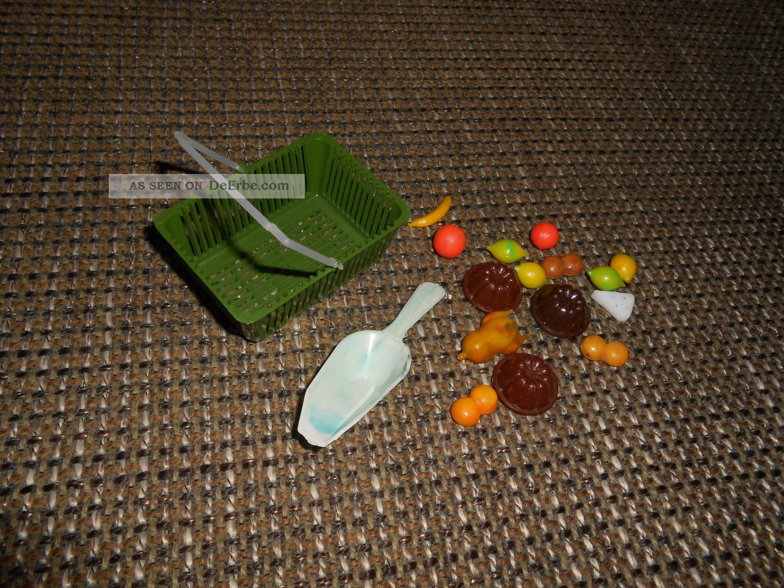 Ddr,  Kaufmannsladen,  Kaufladen,  15 Schaugerichte,  Pvc,  Lebensmittel,  Zubehör,  Korb Etc. Kaufmannsläden & Zubehör Bild
