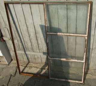 Stahlfenster Stallfenster Fenster Antik Stahl Garten Loft 85cm X 96 Cm Bild