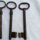 17 Alte Schlüssel Bartschlüssel 10 - 12cm Türschlüssel Möbelschlüssel Original, vor 1960 gefertigt Bild 4