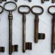 17 Alte Schlüssel Bartschlüssel 10 - 12cm Türschlüssel Möbelschlüssel Original, vor 1960 gefertigt Bild 6