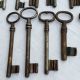 17 Alte Schlüssel Bartschlüssel 10 - 12cm Türschlüssel Möbelschlüssel Original, vor 1960 gefertigt Bild 8