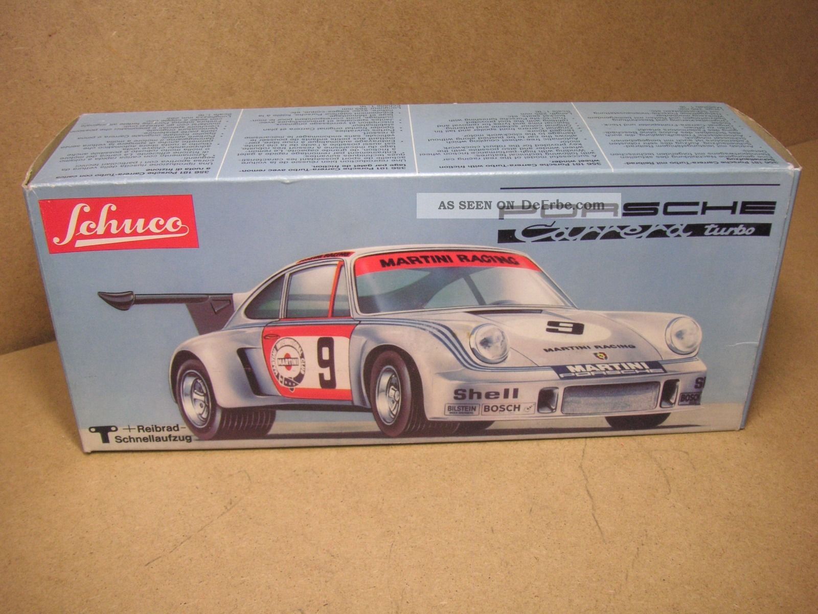Schuco Porsche Carrera Turbo 1:18 Germany 70er Im Okt Ladefund Neuwertig Letzter Original, gefertigt 1945-1970 Bild