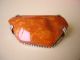 Natur Bernstein Brosche Butterscotch Karamell Marmoriert Silber Amber 13,  5 G Broschen Bild 1