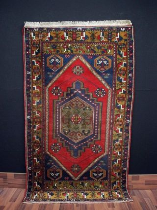 Alte Anatolischer Yahyali Teppich Rugs Anatolia Ca.  210 X 112 Cm 061 Bild