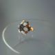 Alter 8 Karat Goldring Schmuck Opal Saphir Gold Ring Harem Thai Princess Style Ringe Bild 11