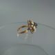 Alter 8 Karat Goldring Schmuck Opal Saphir Gold Ring Harem Thai Princess Style Ringe Bild 1
