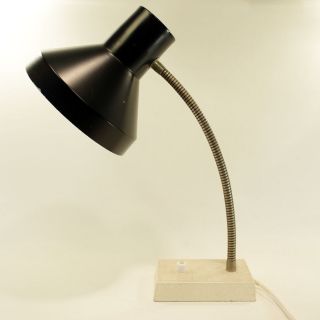 Mid Century Schreibtischlampe Desk Lamp 50er Jahre Tischleuchte Schrumpflack 50s Bild