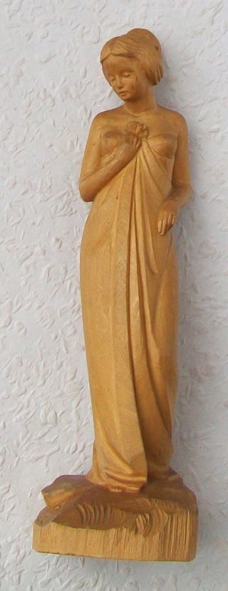 HeidenrÖslein,  Tirol,  Signatur R.  TÜmpel 1957,  Holz,  Handgeschnitzt Bild