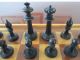 Altes Schachspiel - Bein Handarbeit Vor 1945 Beinarbeiten Bild 3