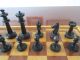 Altes Schachspiel - Bein Handarbeit Vor 1945 Beinarbeiten Bild 8