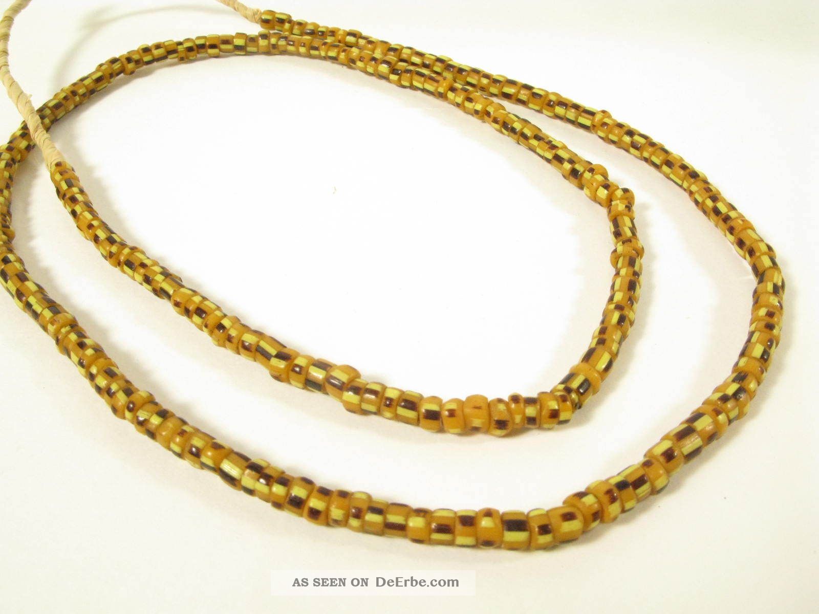 Alte Glasperlen Old Venetian African Trade Striped Glass Beads C Afrozip Afrika Bild
