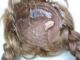 Alte Puppenteile Rotbraune Zoepfe Haar Perücke Vintage Doll Hair Wig 40 Cm Girl Puppen & Zubehör Bild 7