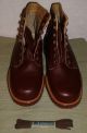 True Vintage Echt - Leder - Boots - Schnürstiefel Gr.  36 Aus Den 50er Jahren Neuwertig Kleidung & Accessoires Bild 6