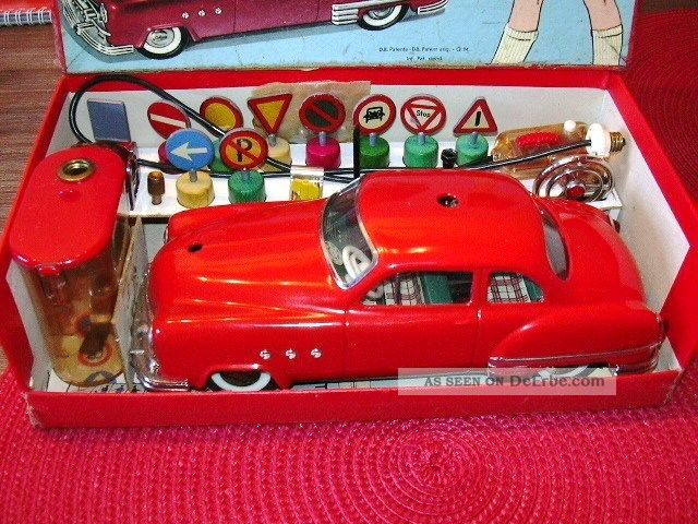 Schuco Electro - Ingenico 5311kirschrot Komplett Und Gut Original, gefertigt 1945-1970 Bild