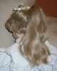 Geknüpfte Echthaarperücke,  Langes Haar,  Aschblond,  Um 1960,  28,  5 Cm Umfang Puppen & Zubehör Bild 1