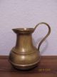 Alter Messing Krug Vase Messing Kanne 19cm/h Farbe Messing - Bronze Top Gefertigt nach 1945 Bild 2