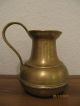 Alter Messing Krug Vase Messing Kanne 19cm/h Farbe Messing - Bronze Top Gefertigt nach 1945 Bild 8