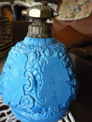 Parfümflakon - Uralt - Blaues Glas? Bild